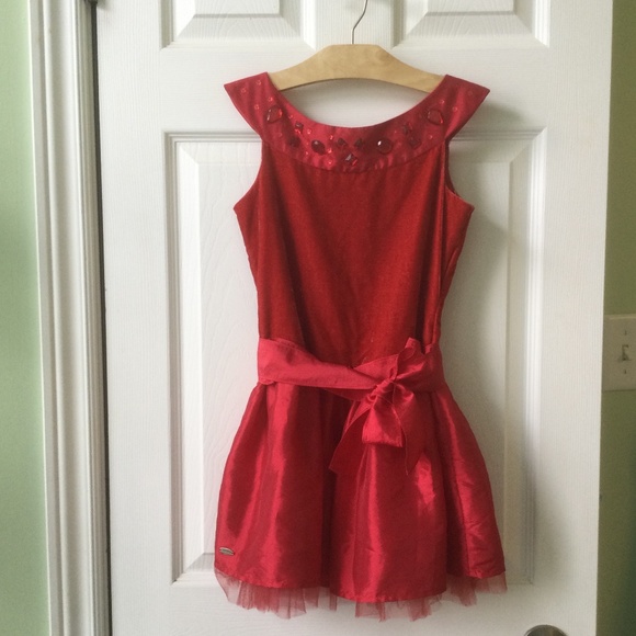 American Girl Joyful Jewels Red Holiday Dress - Picture 1 of 10